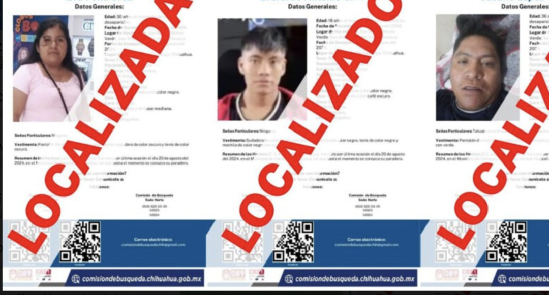 Localizan a indígenas que habían desaparecido en retén militar de Chihuahua; ya están en casa